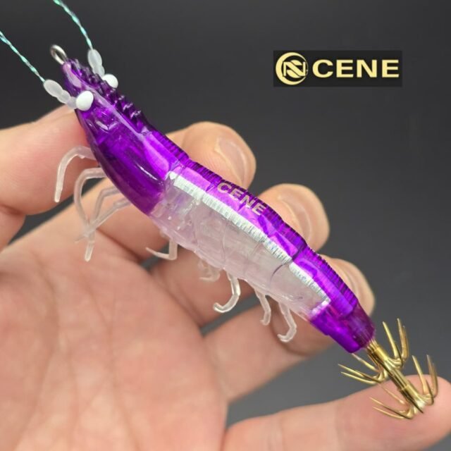 카포스 세네 조타 쉬림프 새우 에기 183 퍼플, 10cm(4인치)