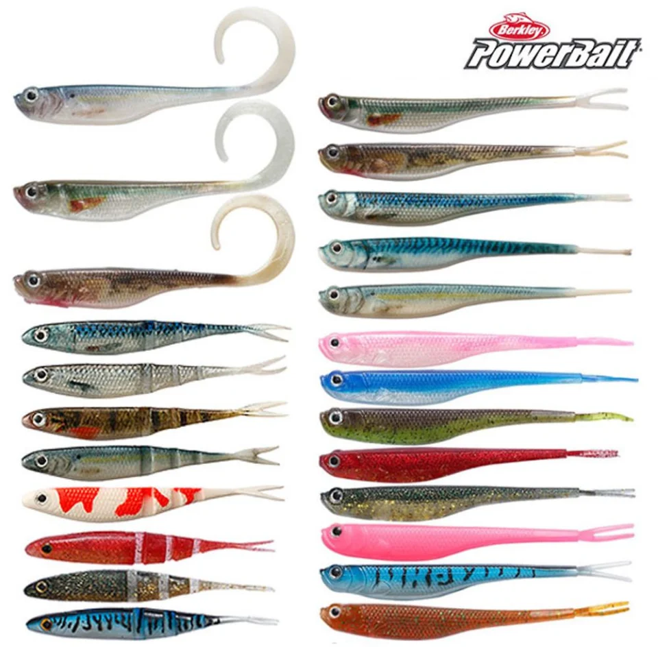 버클리 광어웜 광어다운샷웜 파워 저크쉐드 UV 멸치 13cm(5인치)